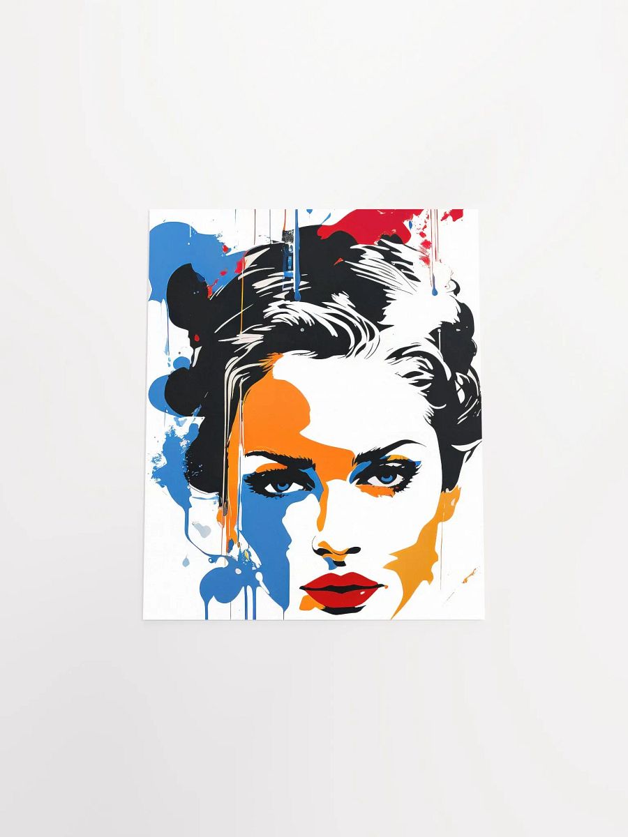 Abstract Woman v8 - Vintage Style Poster - Girly - Small and Standard Sizes - 8x10-11x14-12x16-16x20 Inches product image (14)