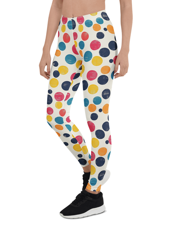 Polka Dot Illusion Vintage Retro Leggings product image (2)
