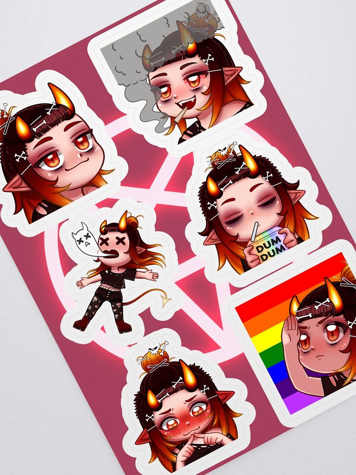 Emote Sticker Sheet 1 product image (2)