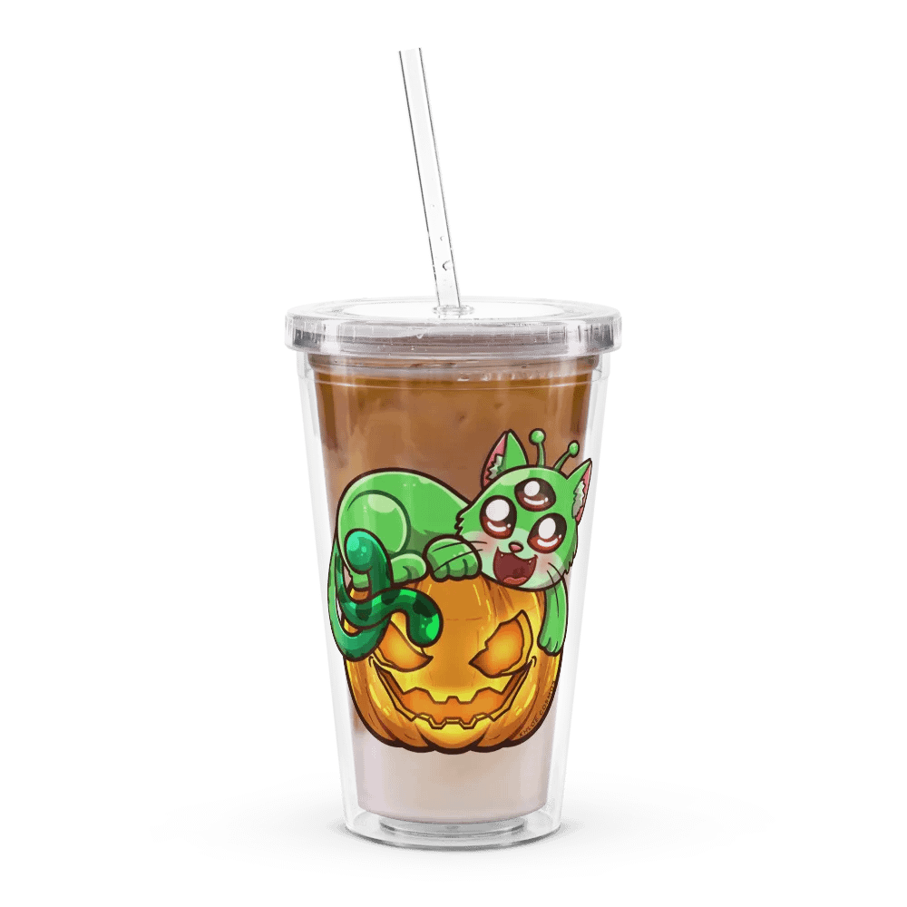 Halloween Cosmos Cat 16oz Tumbler product image (5)