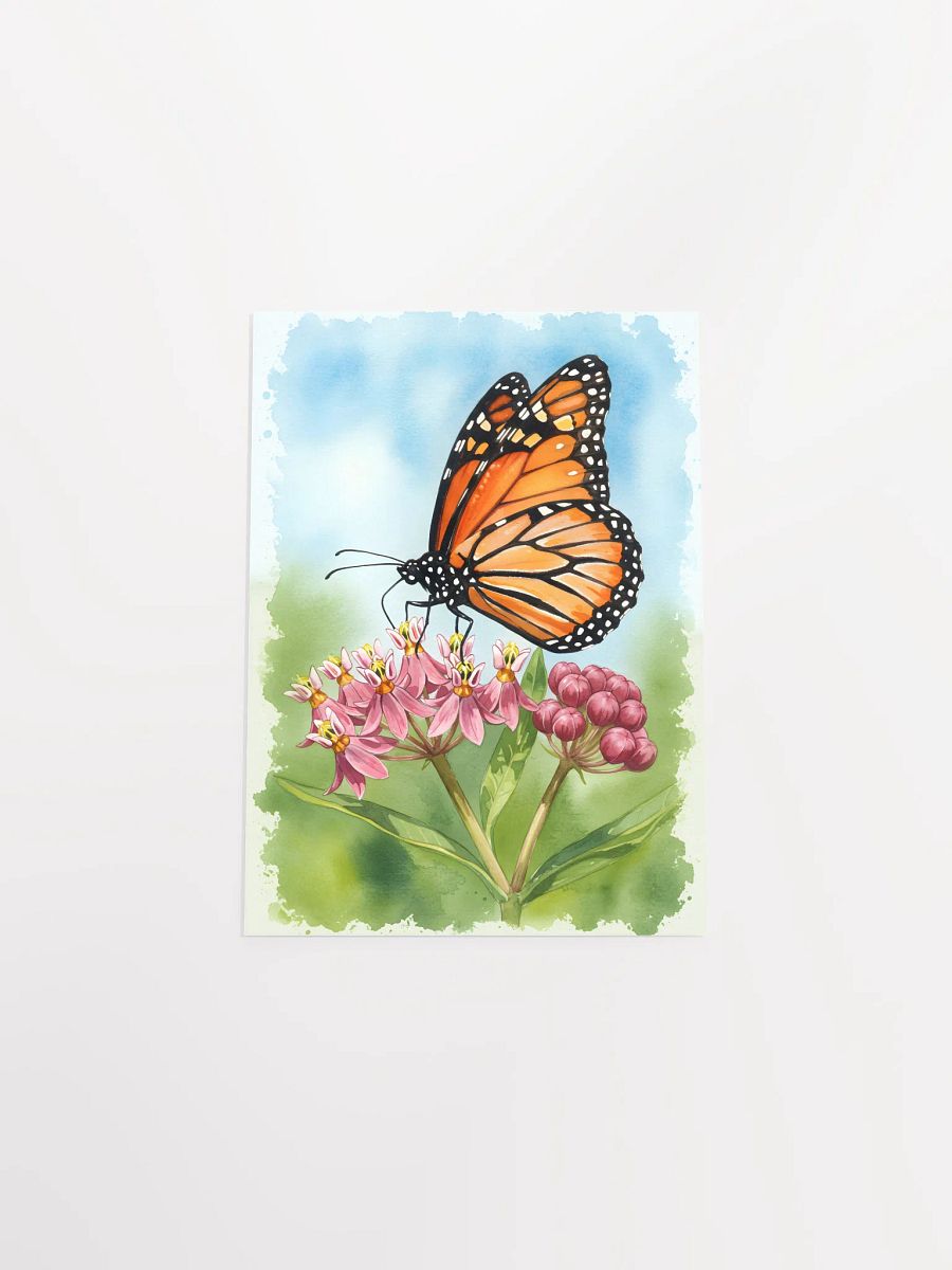 The Painted Pollinator: Monarch Butterfly Poster product image (25)