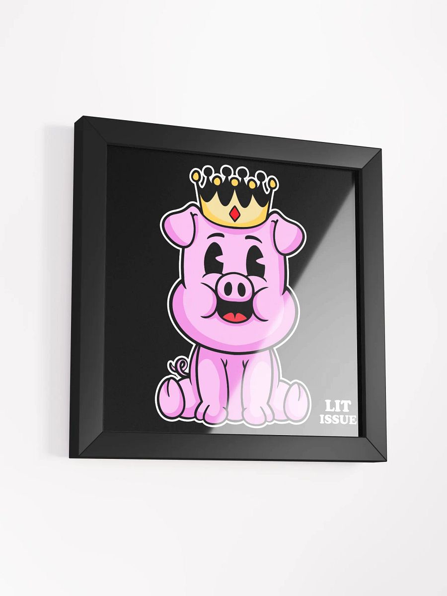 Porky Elegance-Framed Print product image (3)