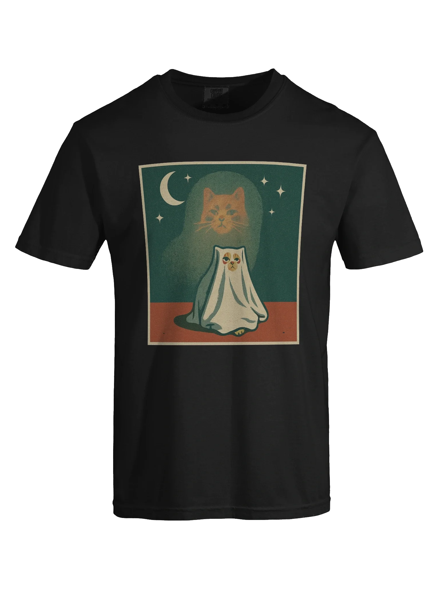 Ghost Cat Meme Funny Halloween Men Women Kids T-Shirt product image (87)