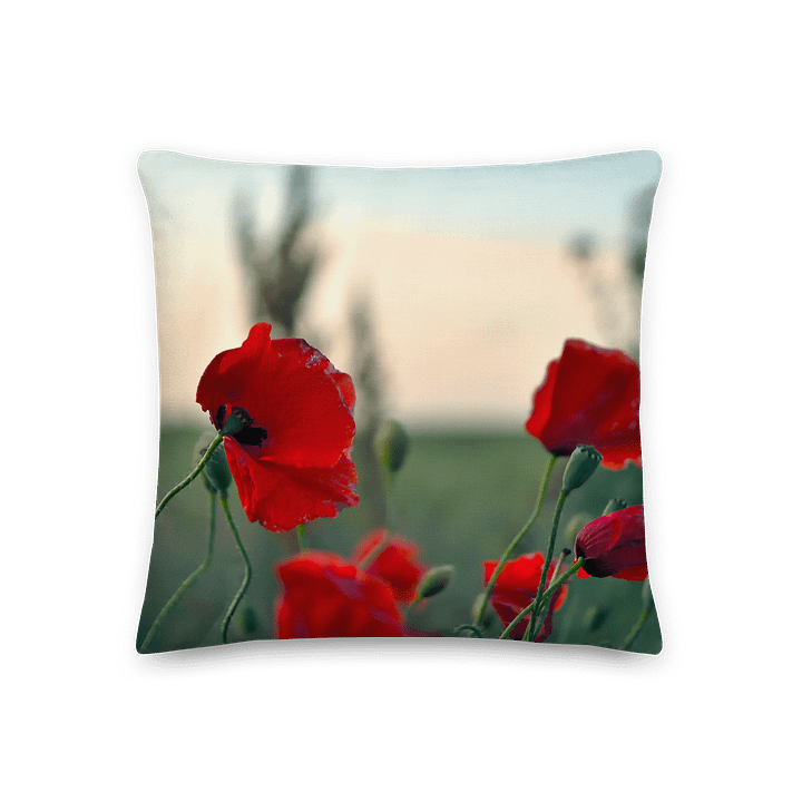 Premium-Kissen - Mohnblumen product image (2)