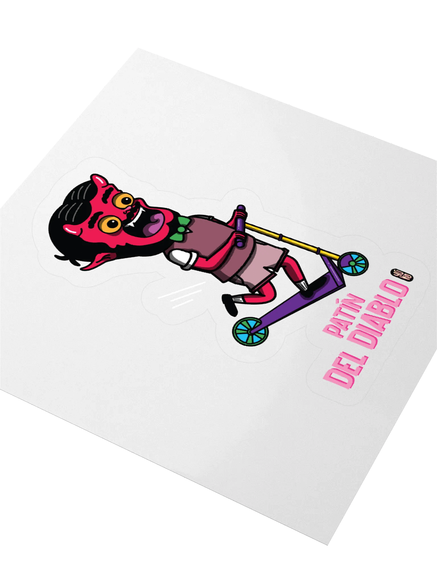 Patín del Diablo - Sticker (Kiss Cut) product image (3)