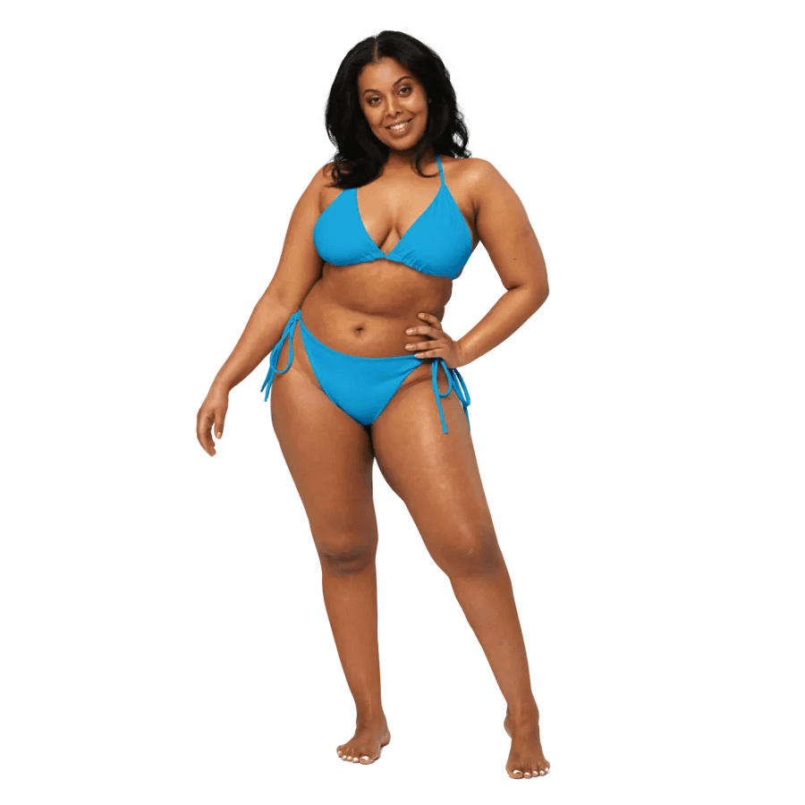 Coral Blue String Bikini Set product image (3)