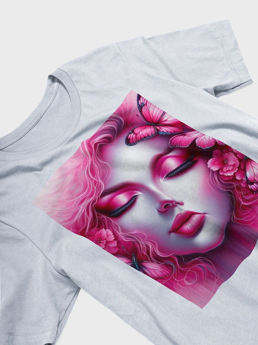 Pink Woman and Butterflies T-shirt product image (3)