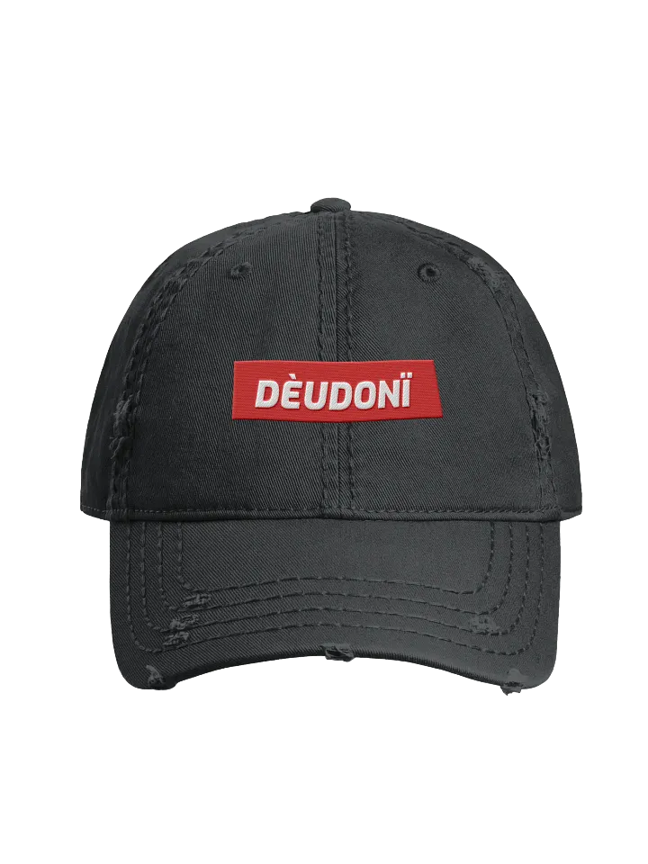 Dèudonï Red Label Distressed Dad Hat product image (1)
