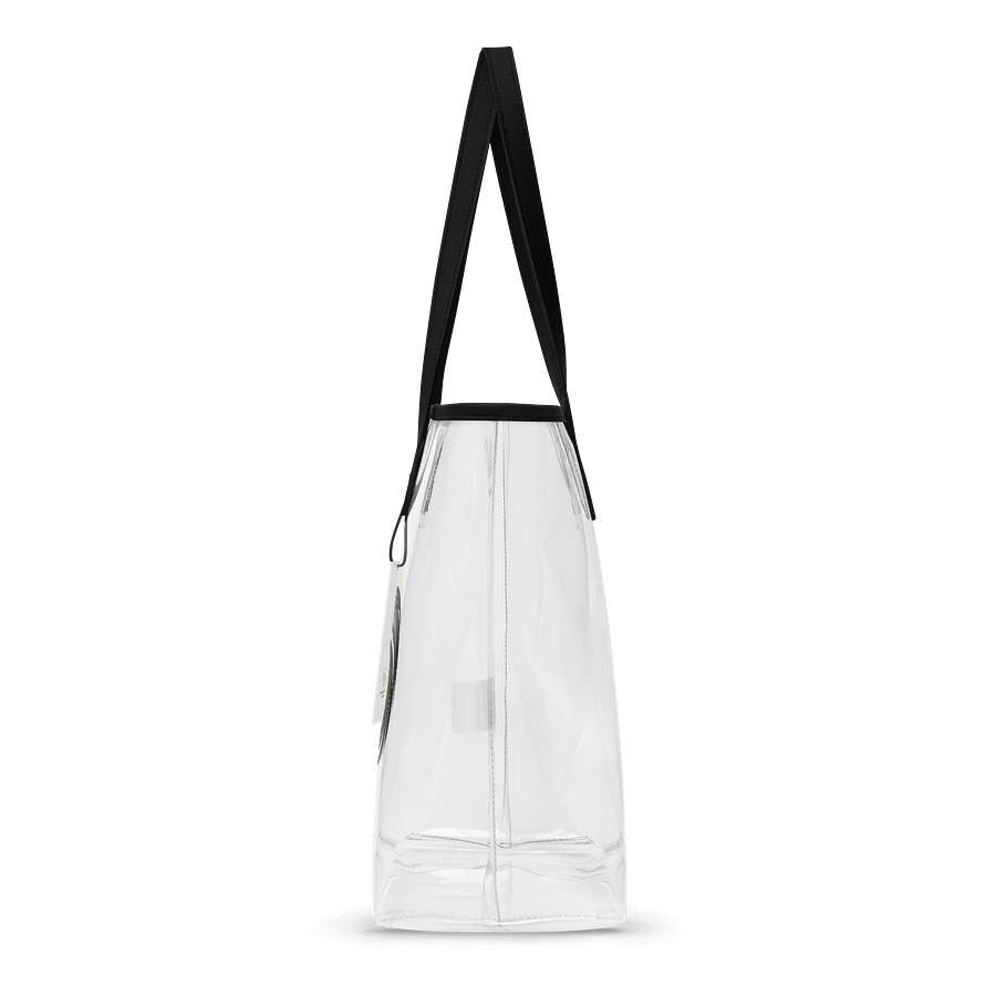 Rule #7 Clear Tote Bag Black and Gold product image (3)