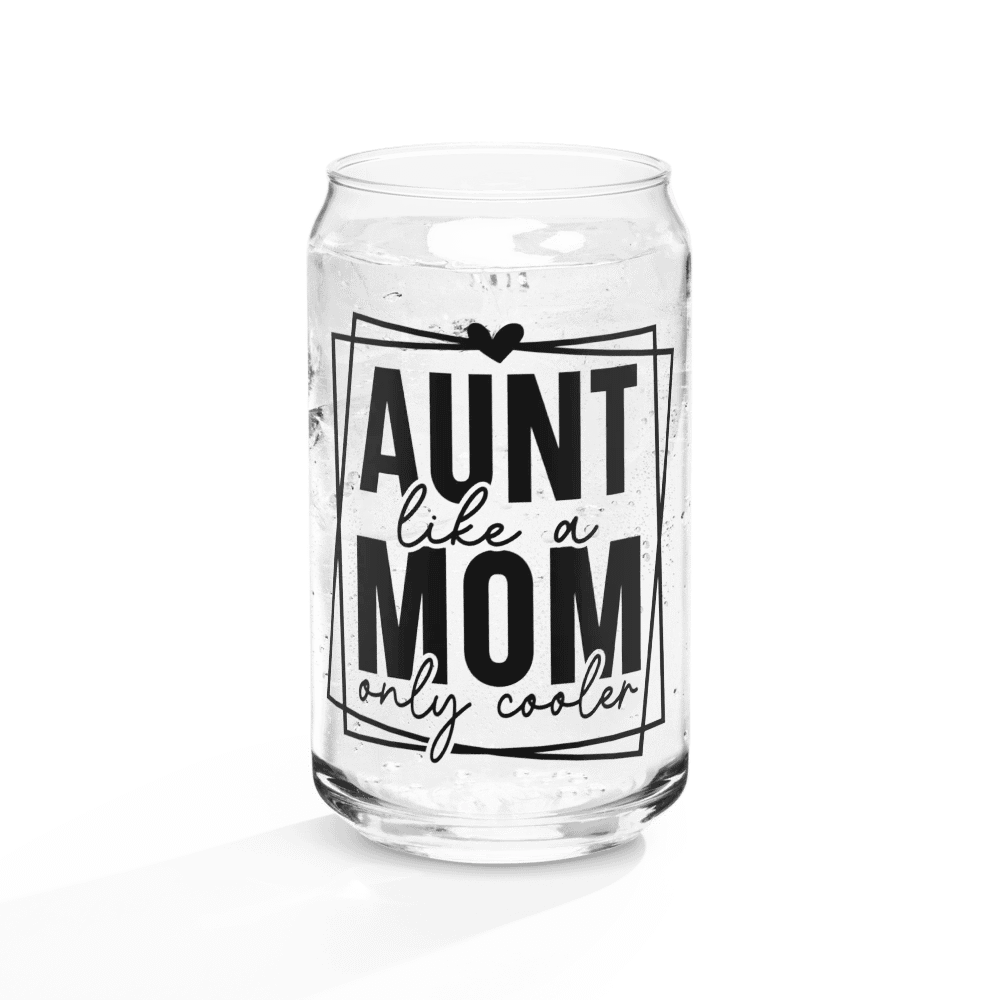 'AUNT like a MOM only cooler' Glass product image (10)