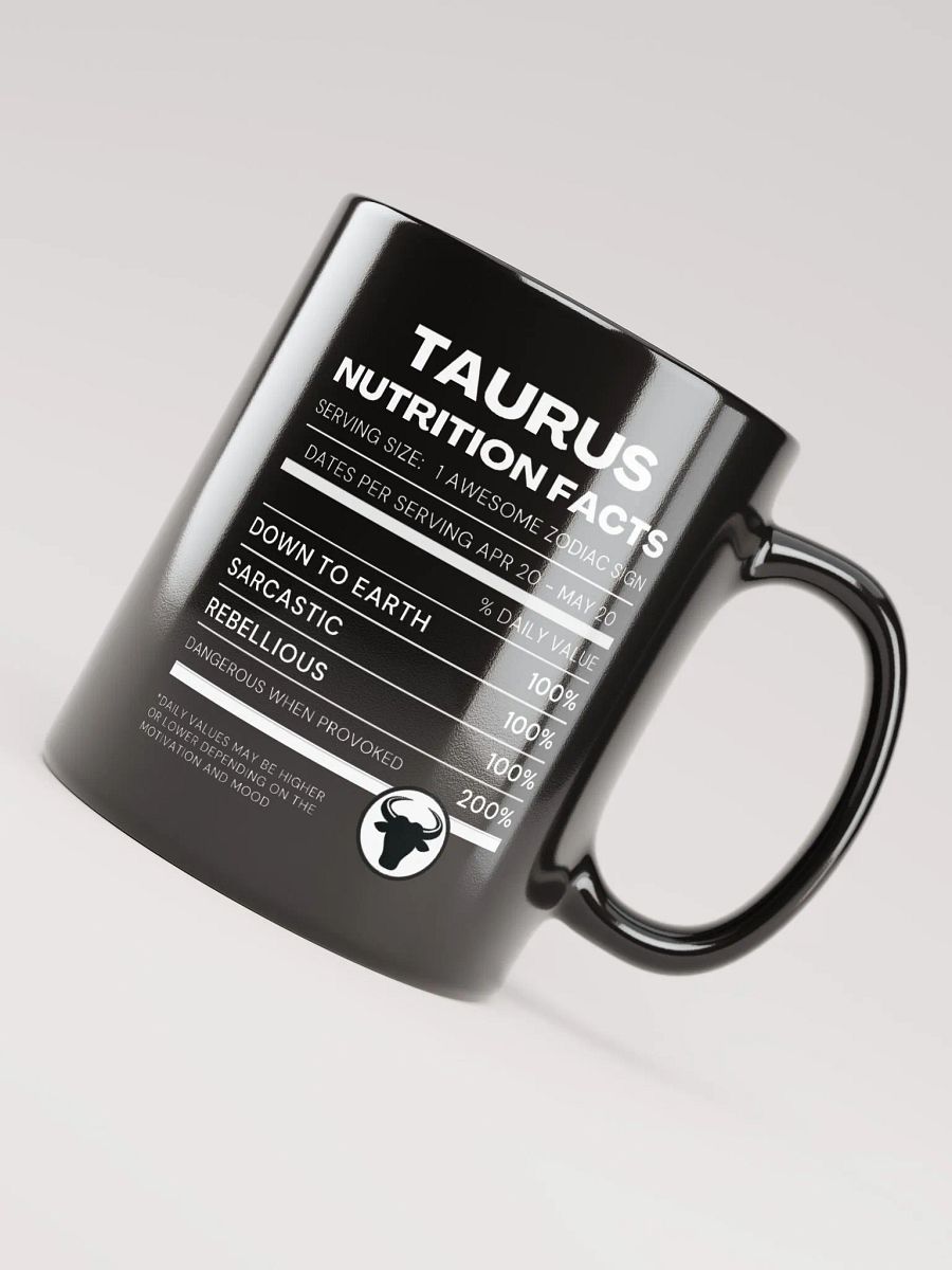 Taurus Nutrition Facts Mug product image (3)
