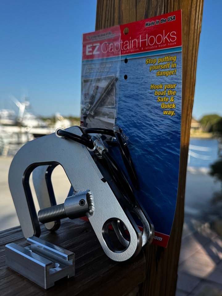 EZ Captain Hooks - Captain's Deal, 2 Hooks, 2 Slide Attachments & Mounting Screws product image (1)