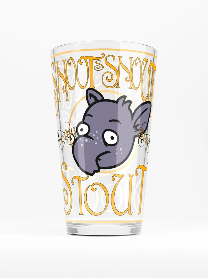 Snoot's Snout Stout Pint Glass product image (1)