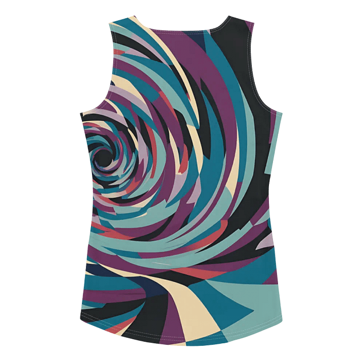 Abstract Lithographic Pattern Design Tank Top - V5 product image (2)
