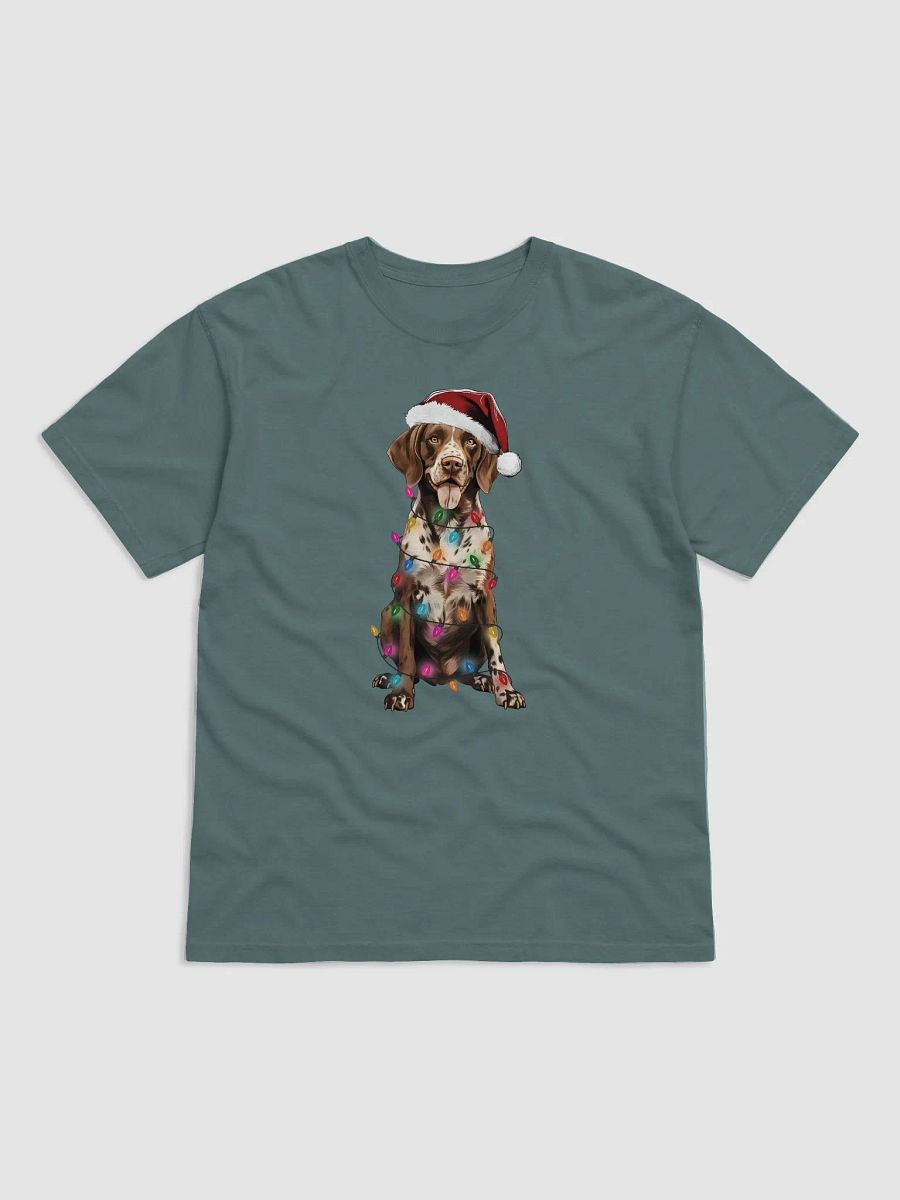 Funny German Shorthaired Pointer(2) Christmas T-Shirt for GSP Paw-rents product image (4)