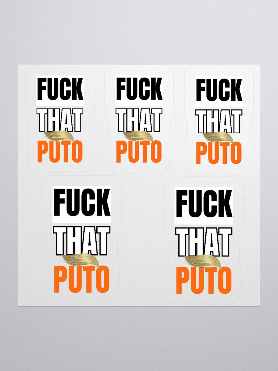 FTP w/ hair Stickers product image (1)
