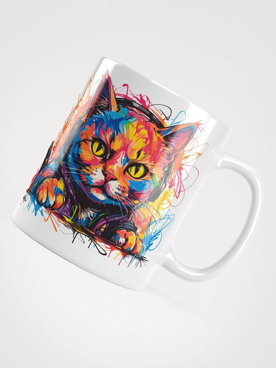 Graffiti Scribbles Cat 7 , Mug product image (7)