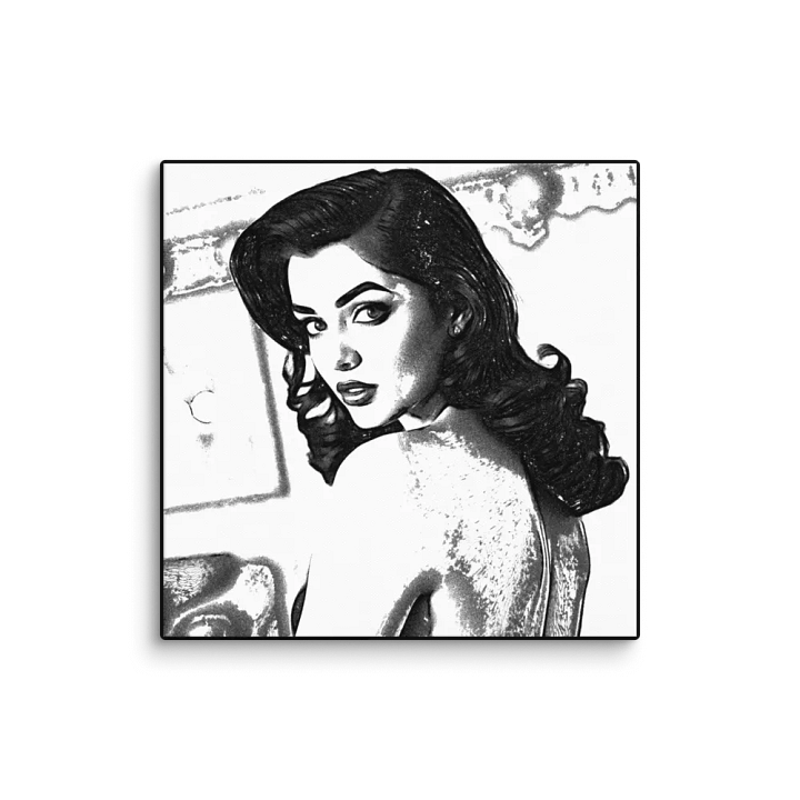 Timeless Allure Wallart - Pinup Wall art - Canvas wallart product image (2)