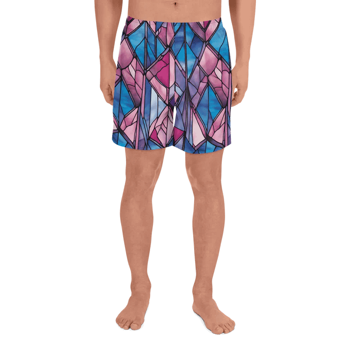 Geometric Glass Mosaic Athletic Shorts product image (2)