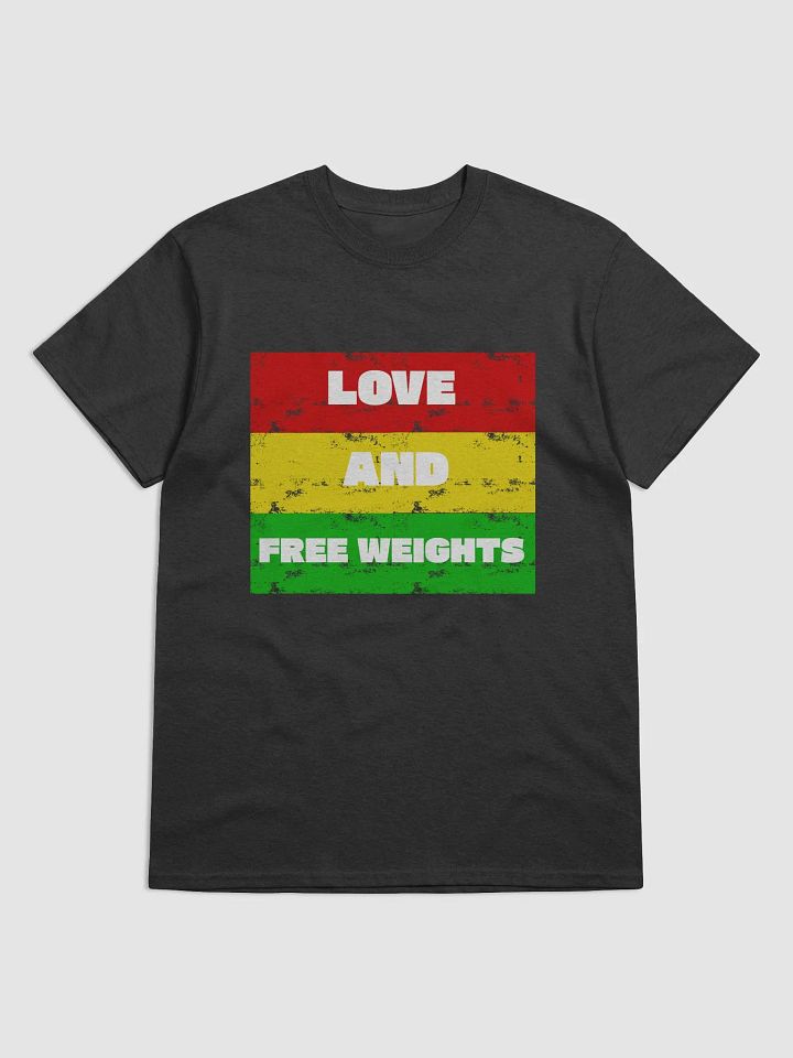 Love and Free Weights Color Bands Tee product image (1)