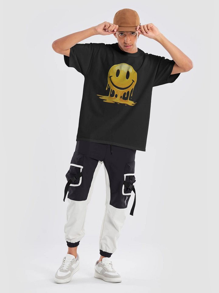 Melting Smiley face Relaxed-Fit Tee product image (1)