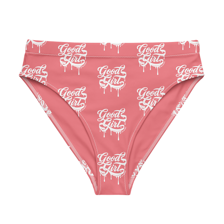 Good Girl High Waist Bikini Bottom Pink product image (1)
