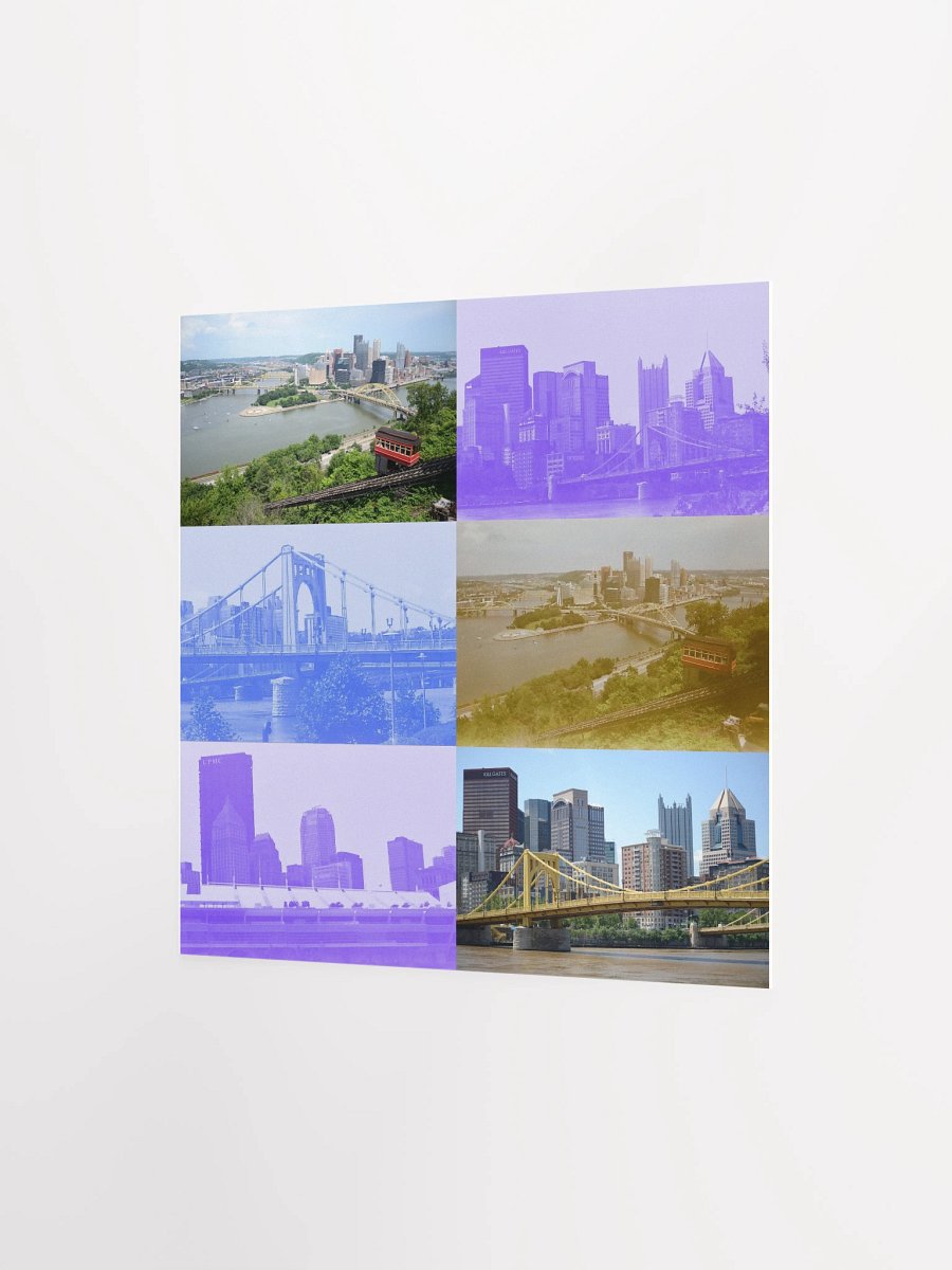 Pittsburgh - Digital / Expired film Collage - print/poster product image (3)