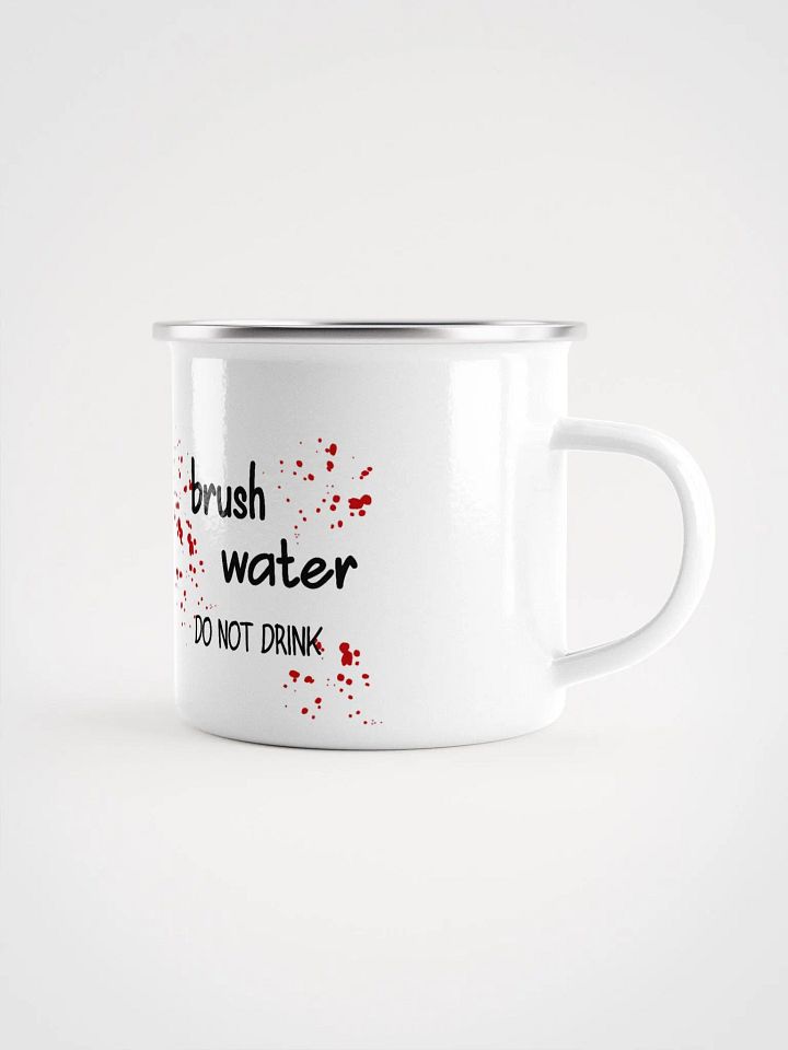 Brush Cleaning Enamel Mug product image (1)