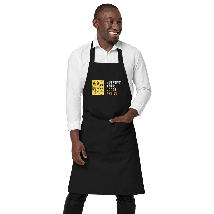"Support Your Local Artist" Apron product image (1)