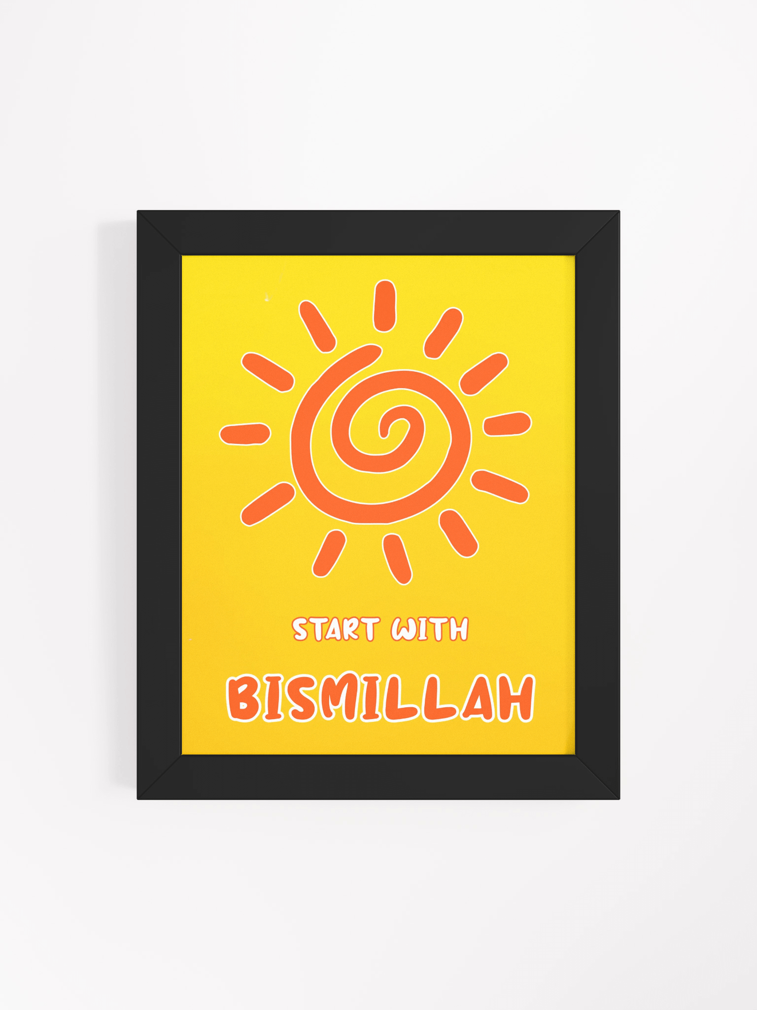 Start with Bismillah Kids Wall Art product image (5)