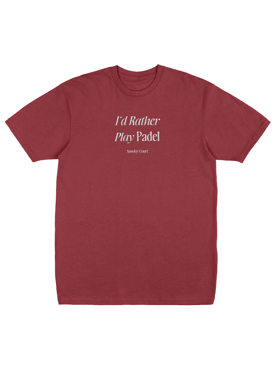 I Rather Play Padel — Premium Tee product image (7)