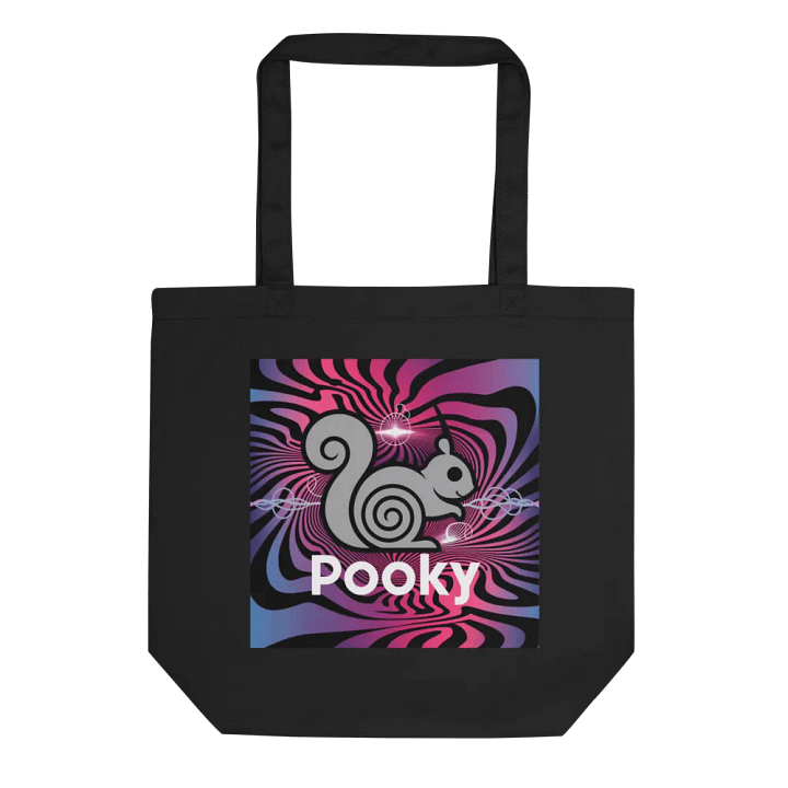 Pooky's Swirly Squirrel Eco Tote product image (1)