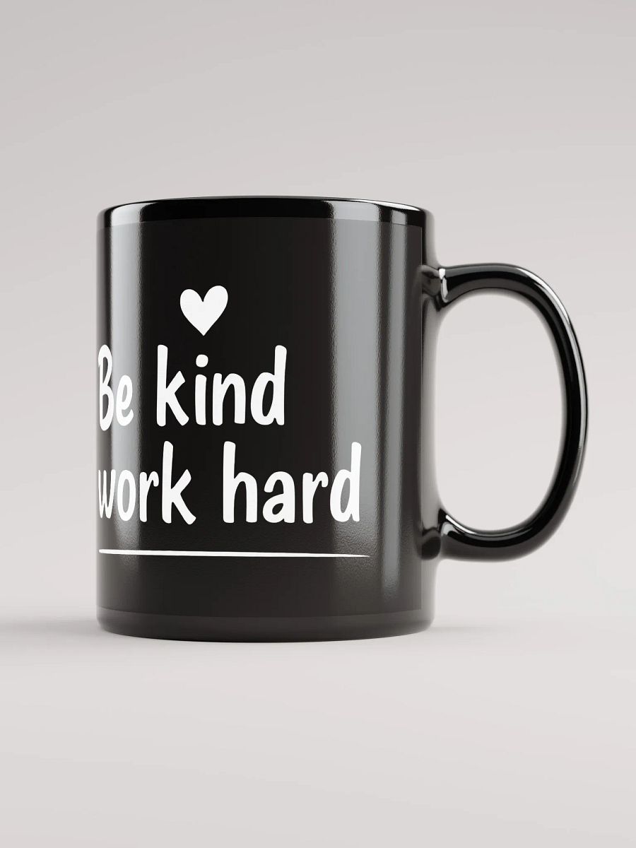 Unlock Your True Potential with Gigi Hadid’s Inspiring Mantra:  Be Kind, Work Hard  — The Mug That Transforms Your Daily Grind into a Journey of Success and Compassion product image (1)