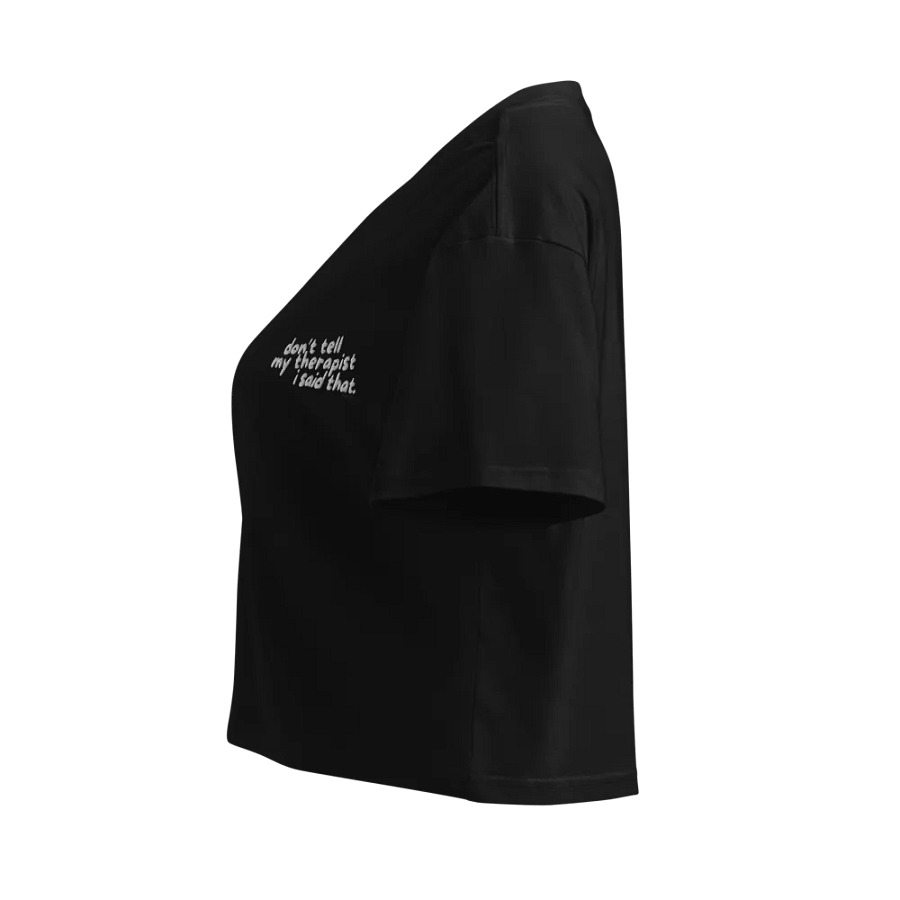 Therapy Cropped Tee (Embroidered) product image (19)