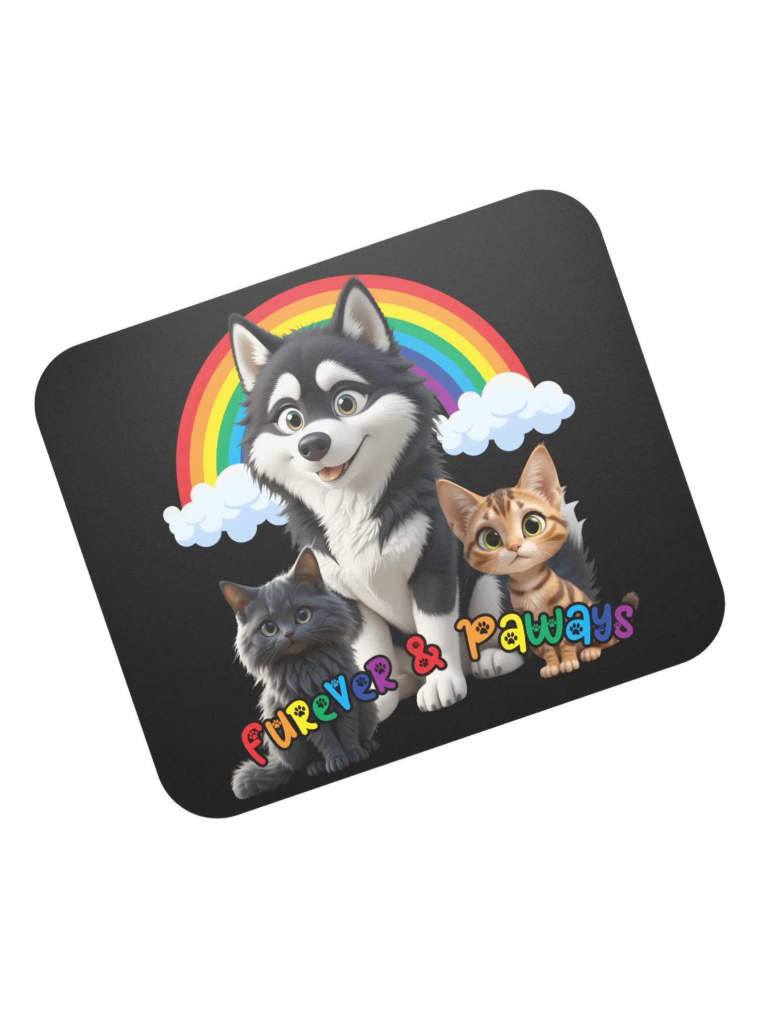 Furever & Paways Rainbow Mouse Pad product image (7)