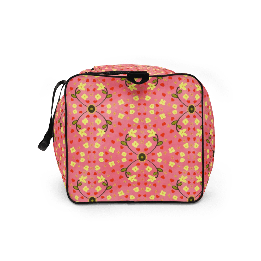 Hearts and Flowers Pink Duffle product image (11)