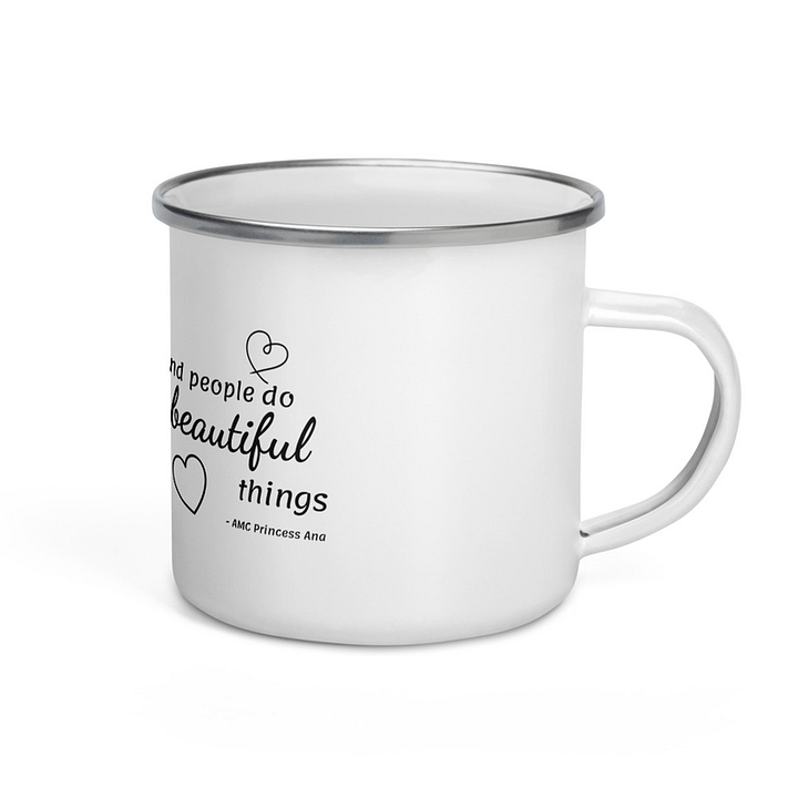 Kind people...ENAMEL MUG product image (1)