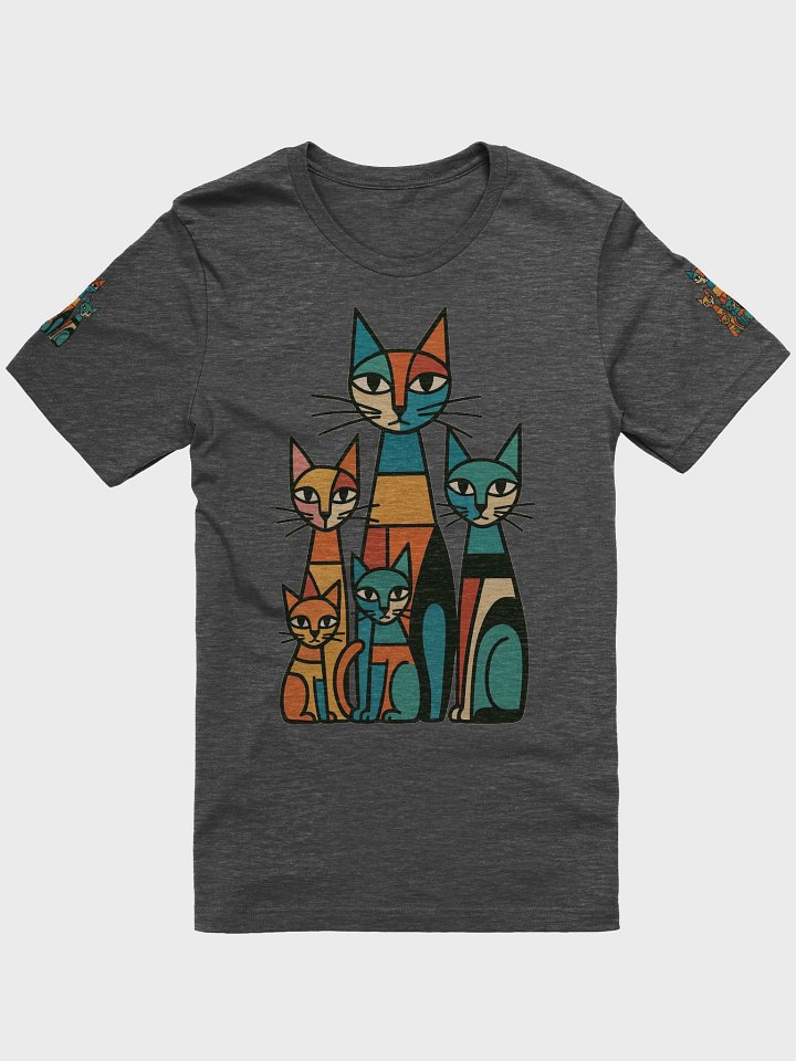 Geometric Felines Unisex T-Shirt product image (3)