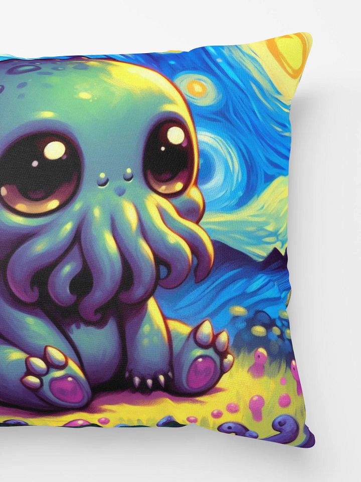 Starry Nights with the Cthulhus Pillow product image (3)