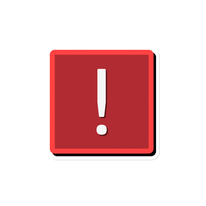 STFC Exclamation Pip Magnet product image (2)