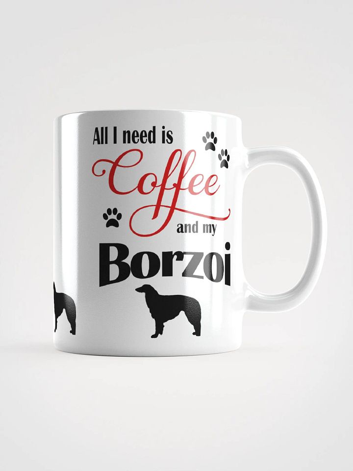 Coffee and my Borzoi Mug product image (1)
