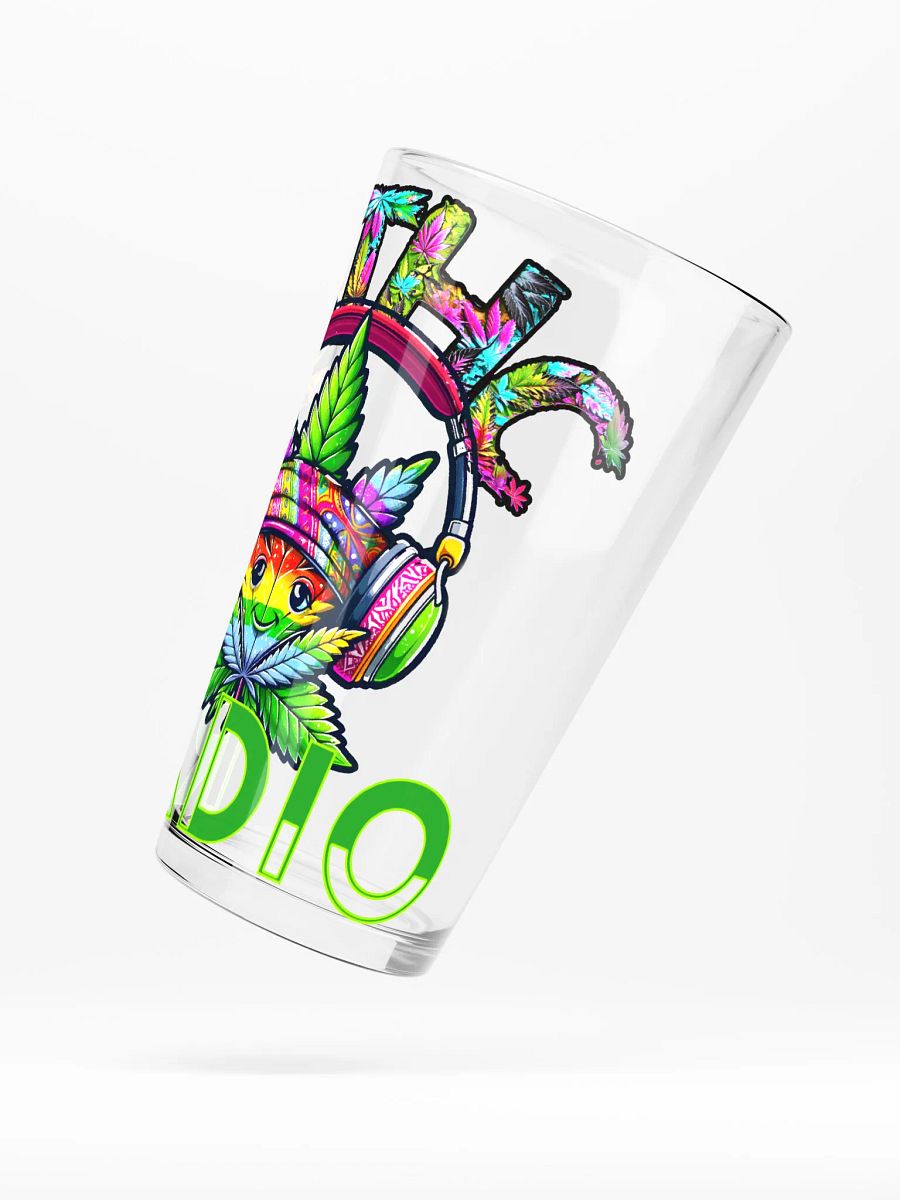 Da Groovy Cannabis Radio Shaker Pint Glass product image (5)