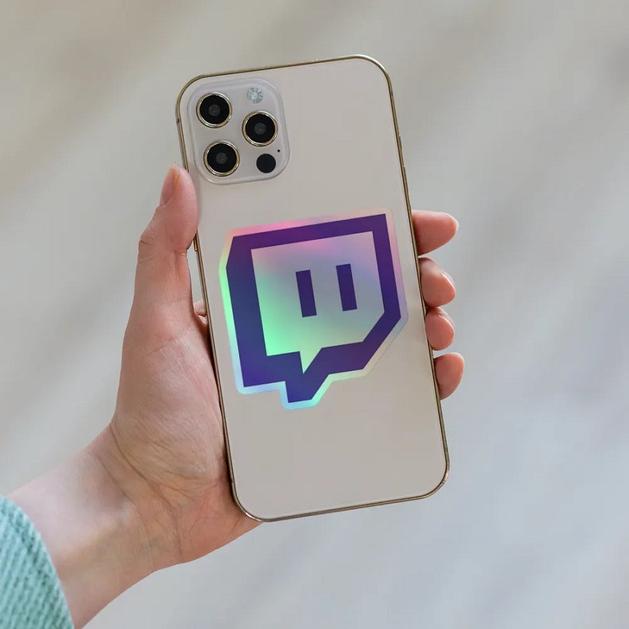 STICKER DEL LOGO DE TWITCH product image (8)