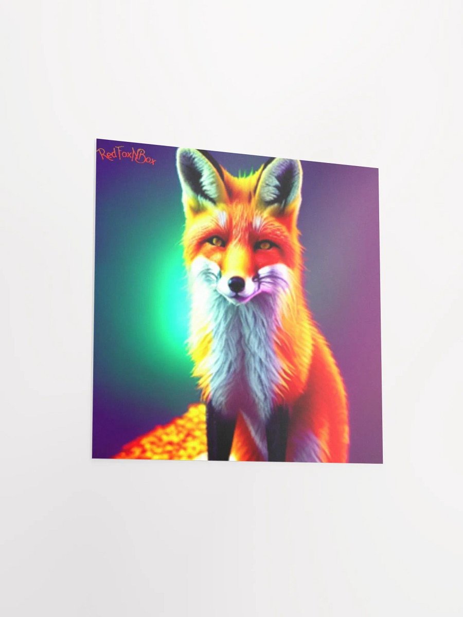 matte poster fox art product image (12)