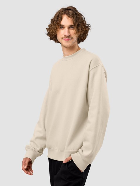 Photo showing Bella+Canvas Unisex Oversized Heavyweight Sweatshirt