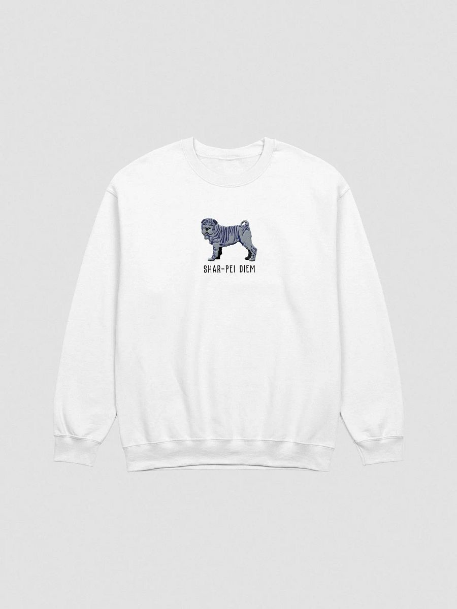 Shar-Pei Diem Sweatshirt (Embroidered) of a Chinese Shar-Pei(Blue) product image (4)