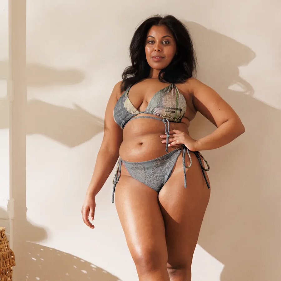 Recycled String Bikini - MossyOak - It Happennnns Camo product image (8)