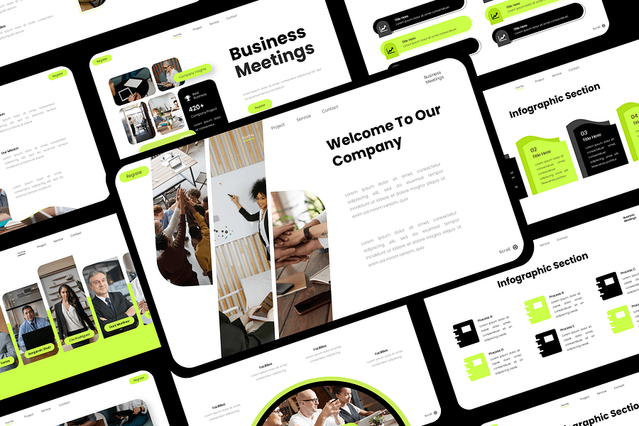 50-in-1 Business PowerPoint And Keynote Bundle | Modern Business Presentation Templates for Corporate, Startup, Marketing And Sales product image (9)