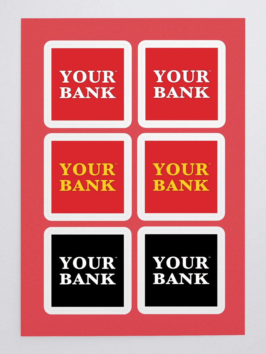 Your Bank Stickers product image (3)