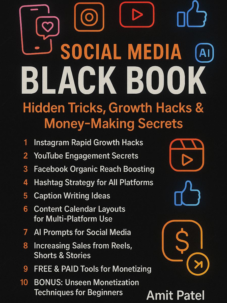 Copy of Social Media Black Book by Amit Patel product image (2)
